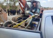 Tiga Alat Berat Tambang Ilegal Diamankan di Luwu