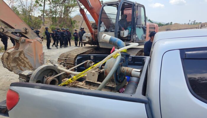Tiga Alat Berat Tambang Ilegal Diamankan di Luwu