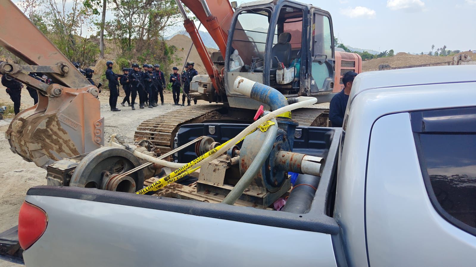 Tiga Alat Berat Tambang Ilegal Diamankan di Luwu
