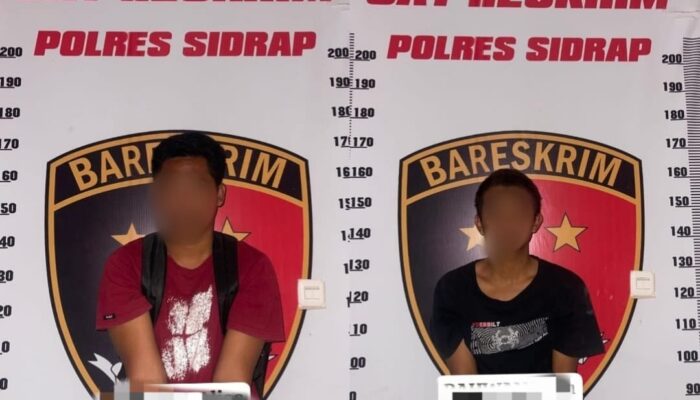 Polres Sidrap Tangkap Dua Residivis Curanmor, Empat Motor Diamankan