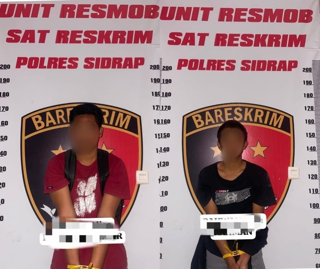Polres Sidrap Tangkap Dua Residivis Curanmor, Empat Motor Diamankan