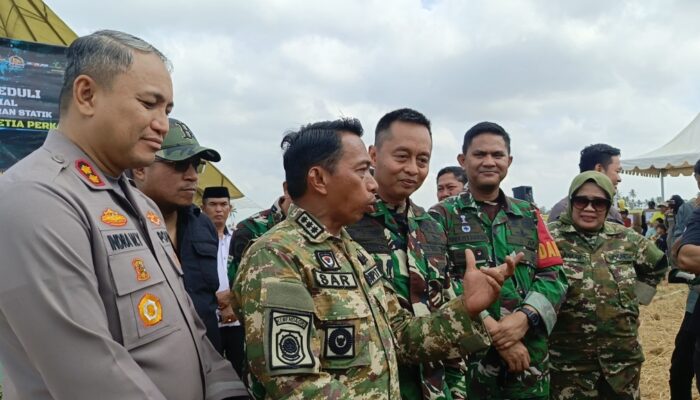 Pangdivif 3 Kostrad Puji Ketahanan Pangan Sidrap di Tengah El Nino