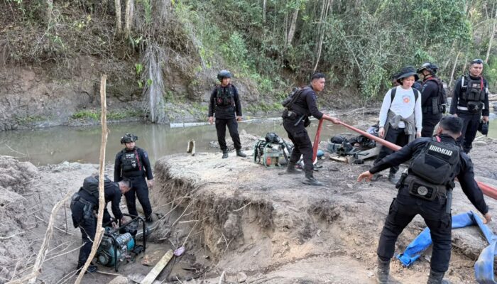 Krimsus Polda Sulsel Buru Pemodal Tambang Emas Ilegal di Bua