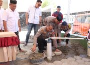 Bantu Kebutuhan Air Saat Kemarau, Kapolres Sidrap Bangun Sumur Bor di Teteaji