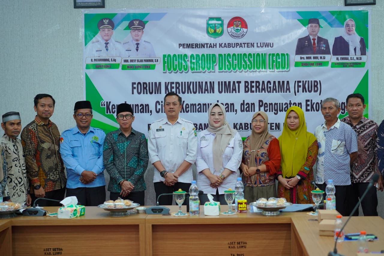 Sekda Luwu di FKUB: Perbedaan adalah Kekuatan Bukan Alasan Perpecahan