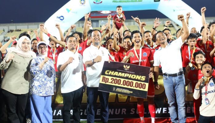 Bone BerAmal FC Juara Piala Gubernur Sulsel 2026