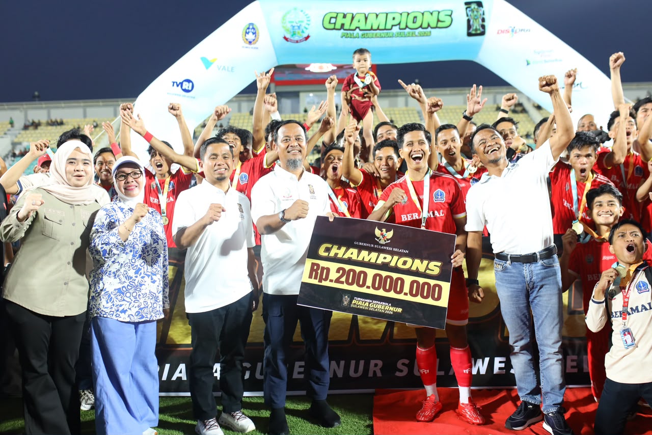 Bone BerAmal FC Juara Piala Gubernur Sulsel 2026