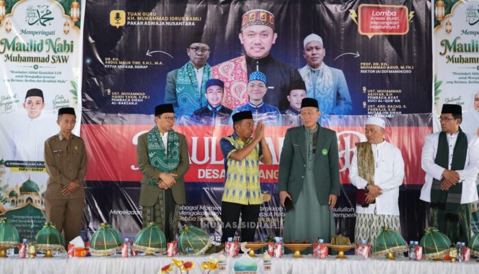 Hadiri Maulid di Sereang, Syaharuddin Ajak Warga Teladani Akhlak Rasulullah
