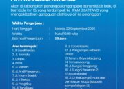 18 Wilayah Palopo Terdampak Pengerjaan Pipa, Warga Diminta Tampung Air 18 Wilayah Palopo Terdampak Pengerjaan Pipa, Warga Diminta Tampung Air