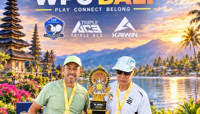 Atlet Bone Andi Ikrar Juara Pickleball Internasional di Bali
