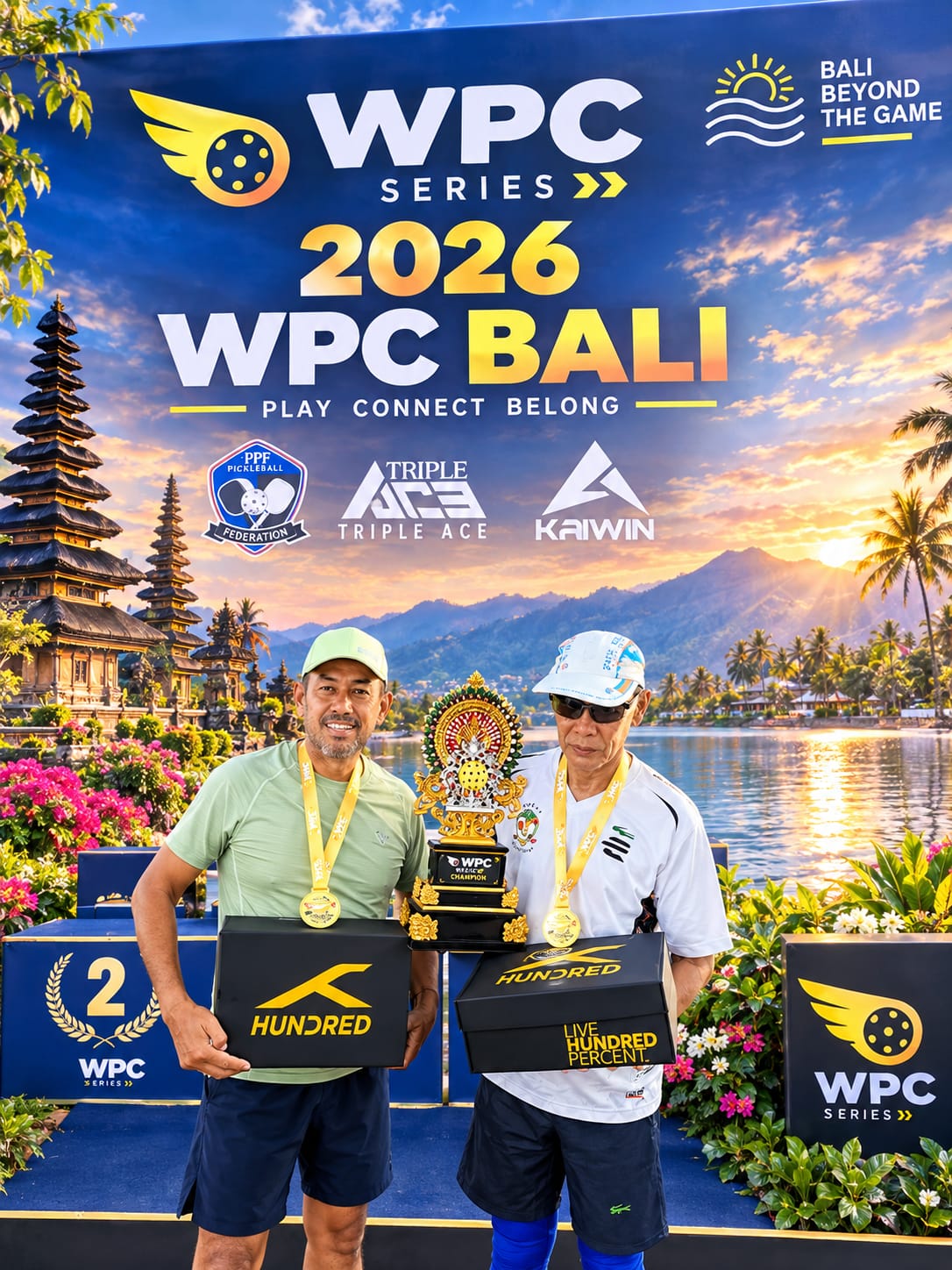 Atlet Bone Andi Ikrar Juara Pickleball Internasional di Bali