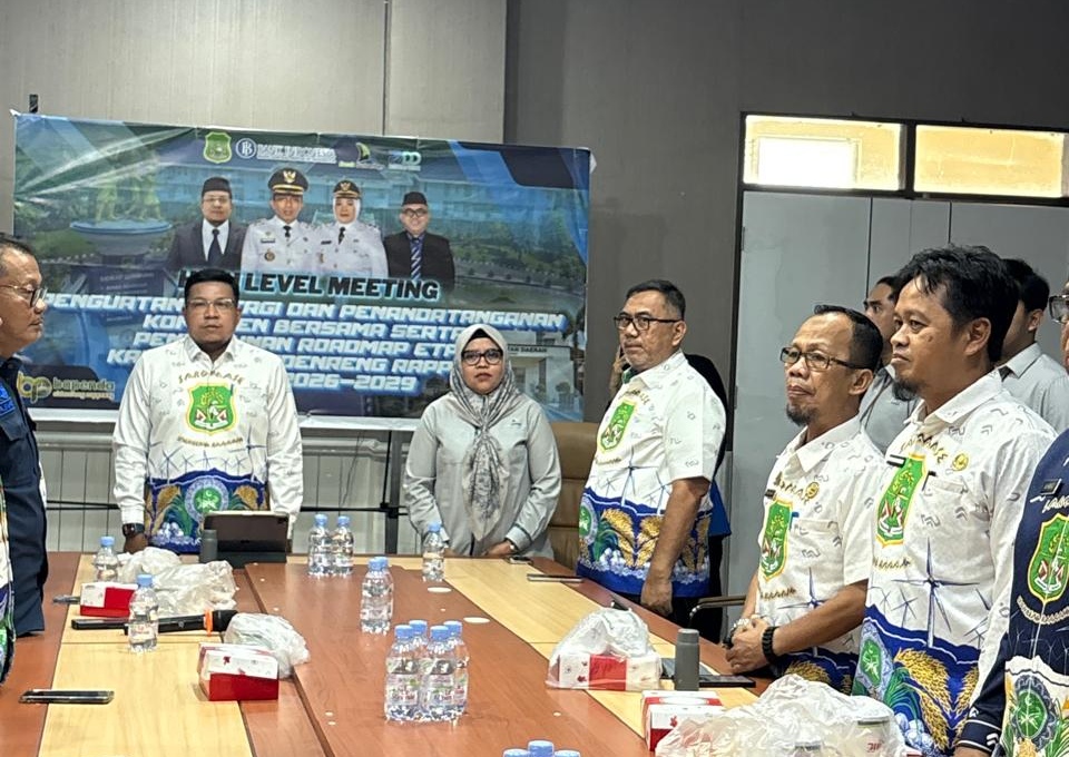 Pemkab Sidrap Evaluasi Pendapatan Daerah dan Perluas Transaksi Nontunai