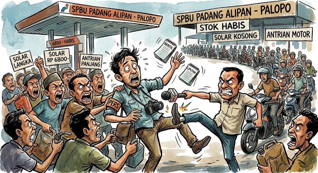Rekam Antrean BBM, Wartawan di Palopo Diduga Mengalami Intimidasi