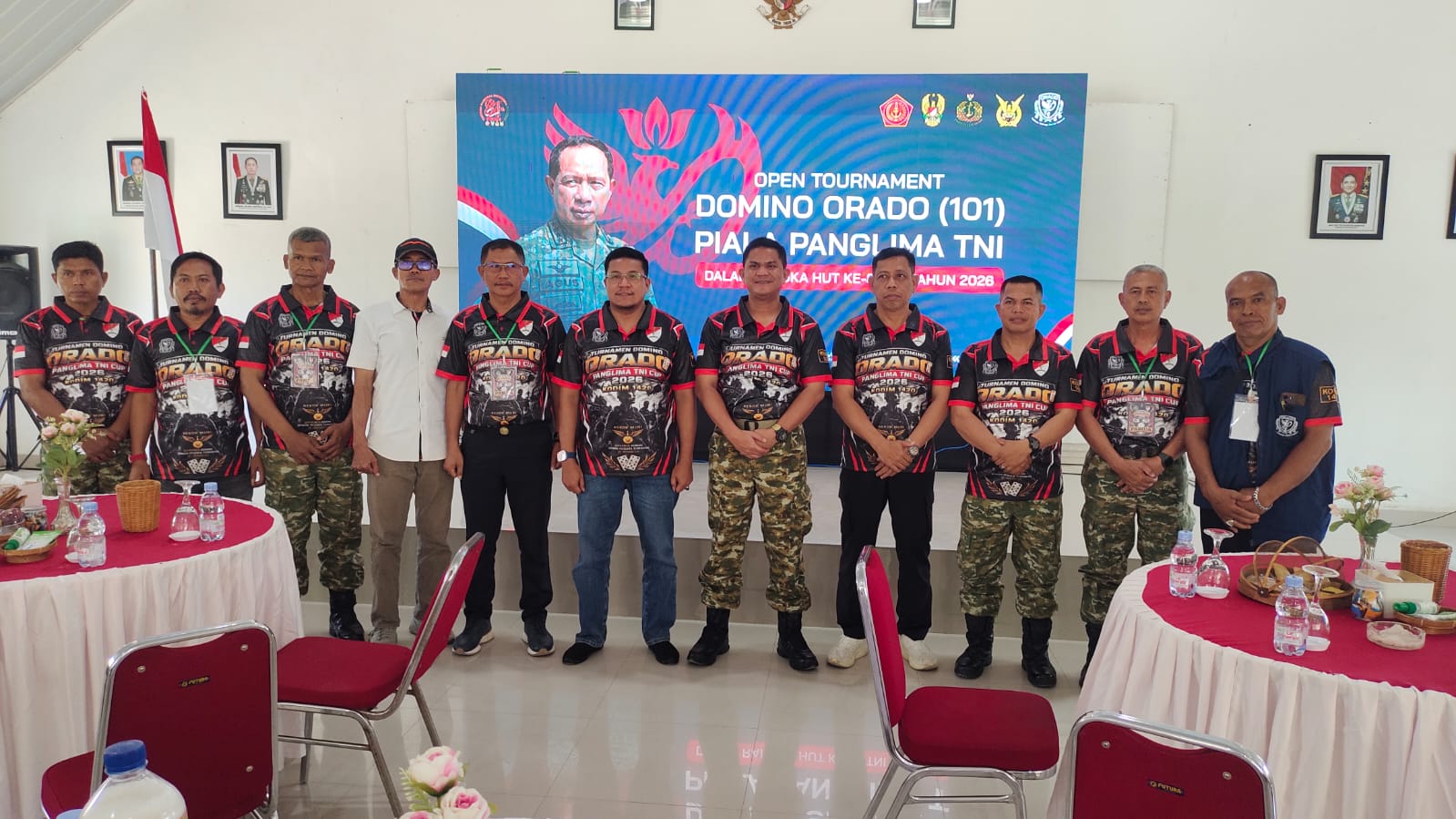 Sambut HUT ke-81 TNI, Kodim 1420/Sidrap Gelar Turnamen Domino ORADO 101