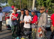 Jalan Pagi di Lapangan Merdeka, Bupati Bone Berbaur dengan Komunitas Sepeda Tua