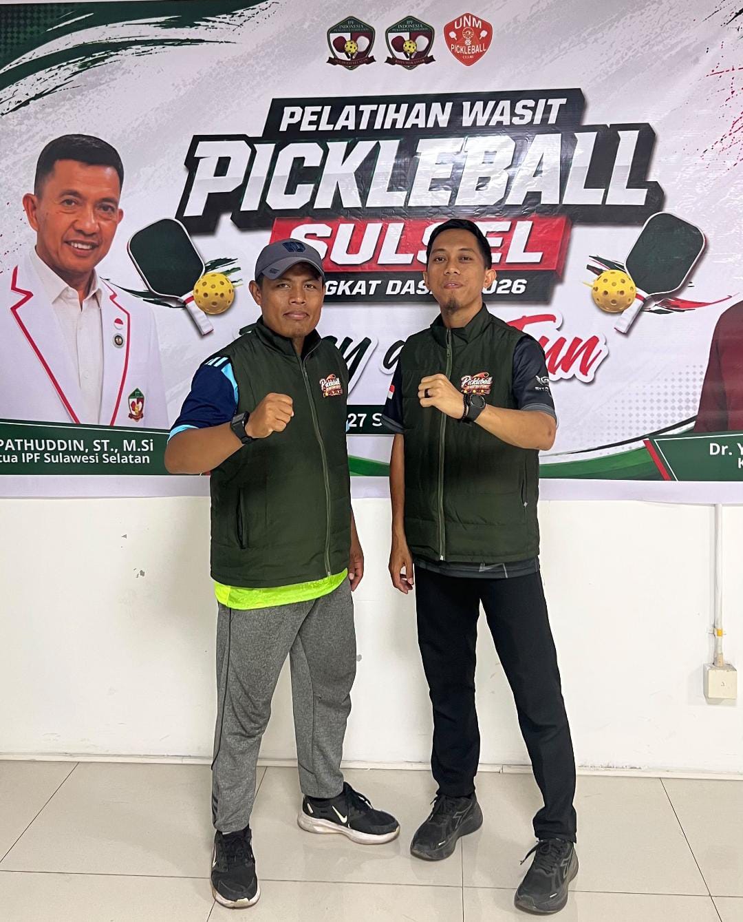 Dua Putra Bone Jadi Pemateri Pelatihan Wasit Pickleball Tingkat Sulsel
