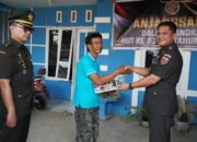 Sambut HUT ke-81 TNI, Kodim 1420/Sidrap Gelar Anjangsana dan Serahkan Tali Asih