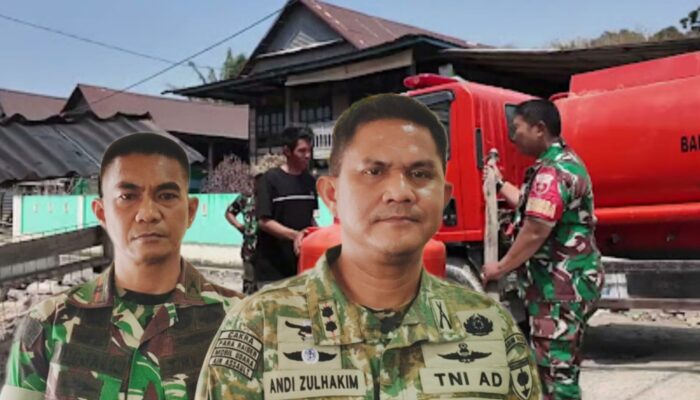 Kemarau Panjang, Kodim 1420/Sidrap Salurkan 4.000 Liter Air Bersih