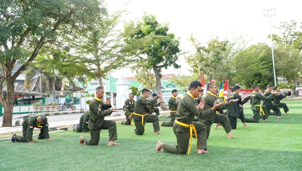 Latihan Pencak Silat Militer Jadi Program Rutin Kodim 1403/Palopo