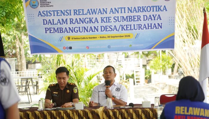 Pemkot Palopo dan BNN Kukuhkan 50 Relawan Anti Narkoba di Kelurahan Pattenne
