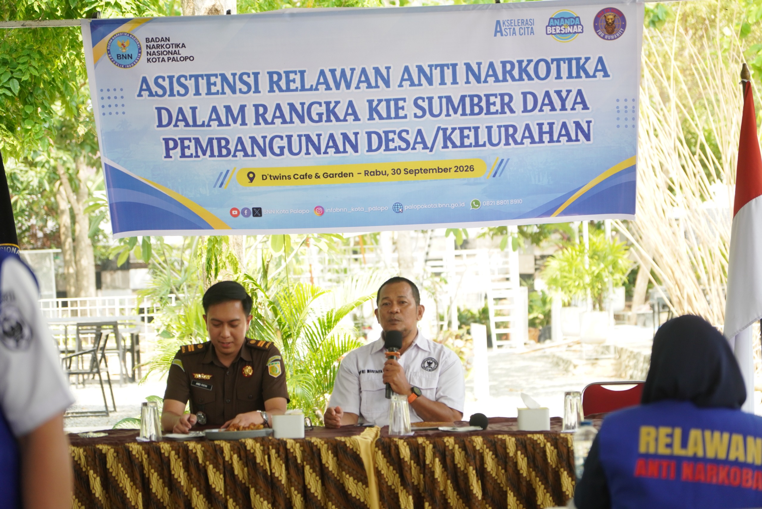 Pemkot Palopo dan BNN Kukuhkan 50 Relawan Anti Narkoba di Kelurahan Pattenne