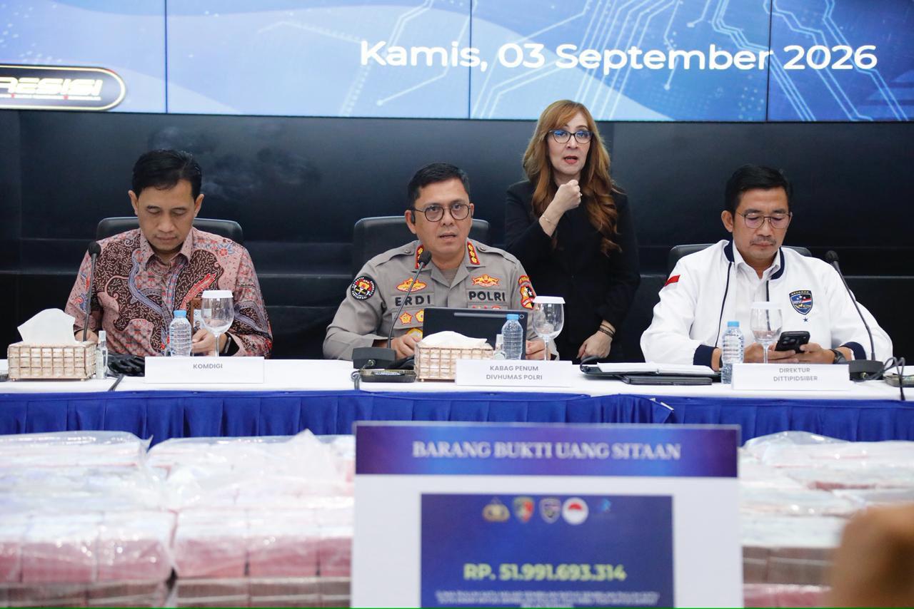 Bareskrim Bongkar Judi Online Beromzet Rp90 Miliar Setahun