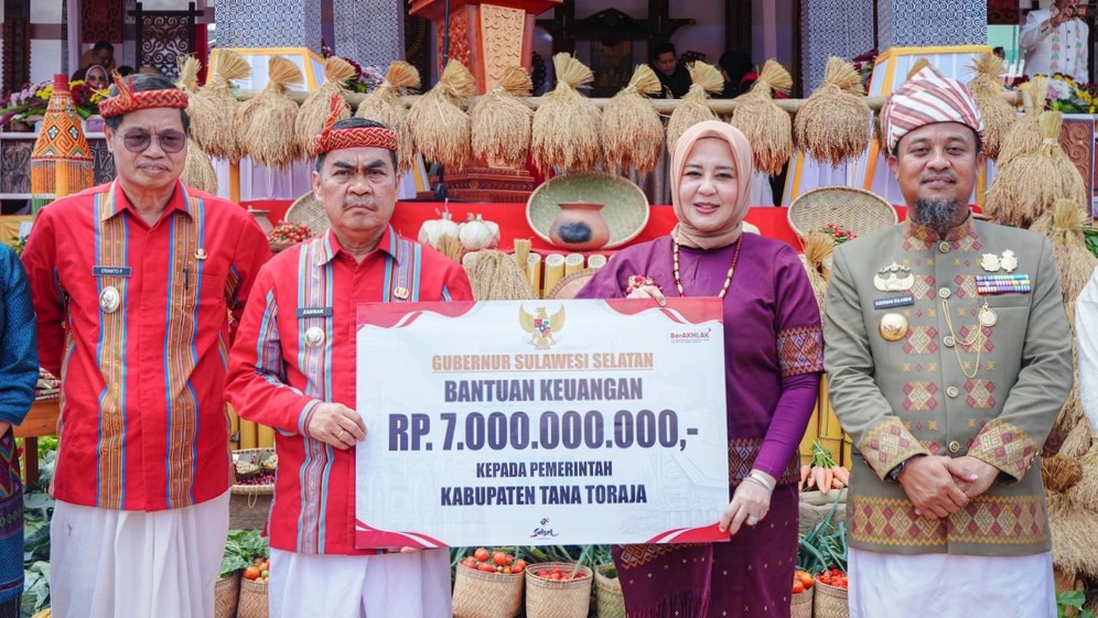 Selama Lima Tahun, Pemprov Sulsel Klaim Telah Gelontorkan Rp1 Triliun ke Toraja