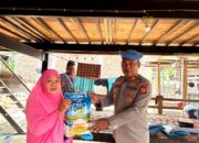 Hari Jadi ke-24 Propam, Polres Sidrap Salurkan Bantuan Beras kepada Warga Kanie