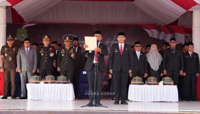 Hari Kesaktian Pancasila, Bupati Sidrap Tekankan Disiplin dan Kebersamaan
