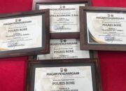 Polres Bone Raih Lima Penghargaan Kehumasan dari Polda Sulsel