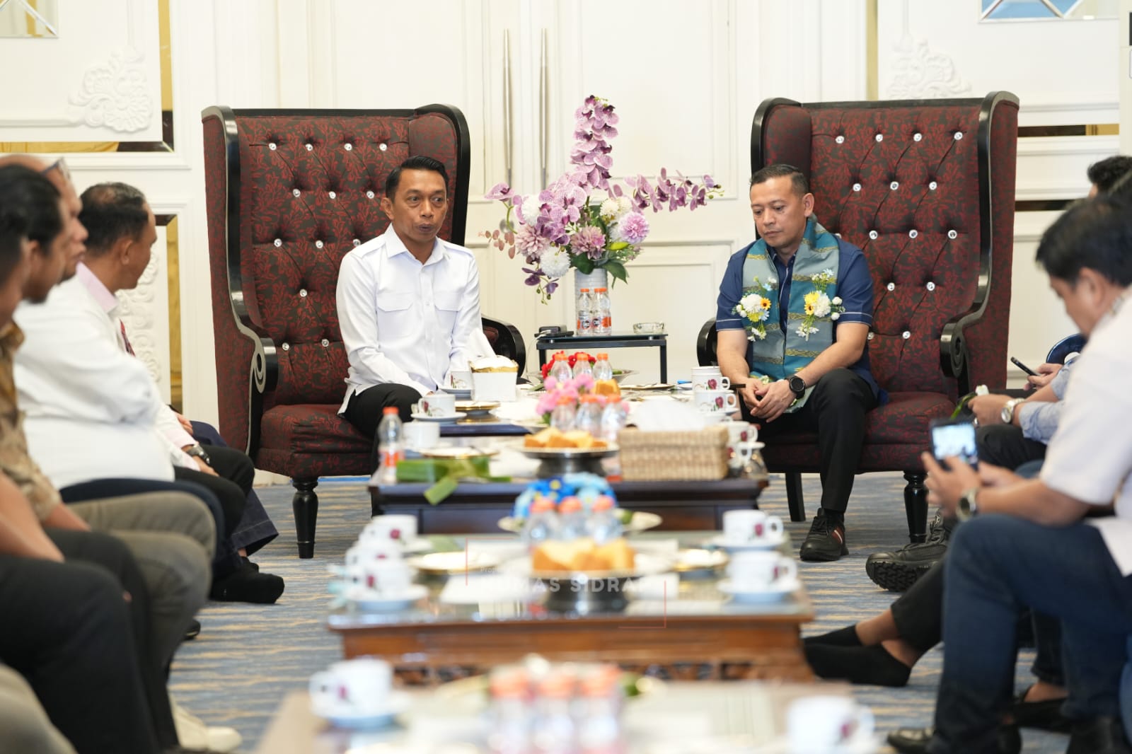 1. Terima Kunjungan Wabup Tanjung Jabung Timur, Bupati Sidrap Bahas Potensi Daerah 2.