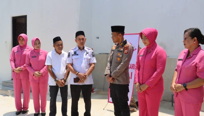 Peduli Kebutuhan Air Bersih, Polres Bone dan Bhayangkari Revitalisasi Sumur Bor Masjid Tafadal