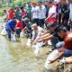Bupati Bone Hadiri Pesta Panen Mallemmang, 10 Ribu Bibit Ikan Dilepas
