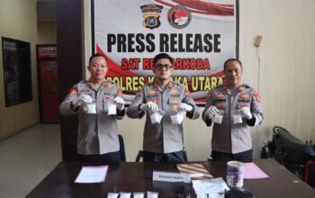 Prestasi Awal Kapolres Kolut, Satresnarkoba Sita 975,58 Gram Sabu