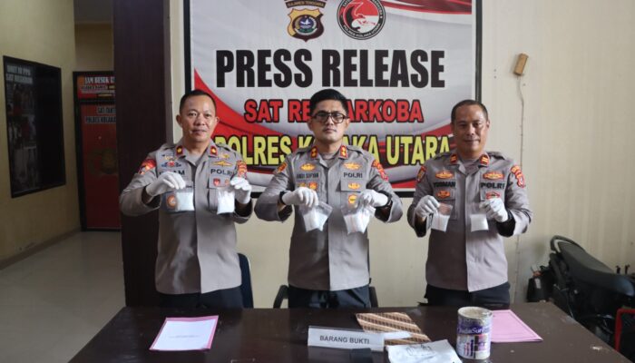 Prestasi Awal Kapolres Kolut, Satresnarkoba Sita 975,58 Gram Sabu