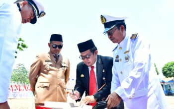 26 Perwira Remaja SMKN 3 Palopo Dilantik, Wawali Tekankan Keselamatan Pelayaran