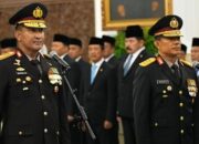Prabowo Lantik Pimpinan Baru Polri di Istana Negara